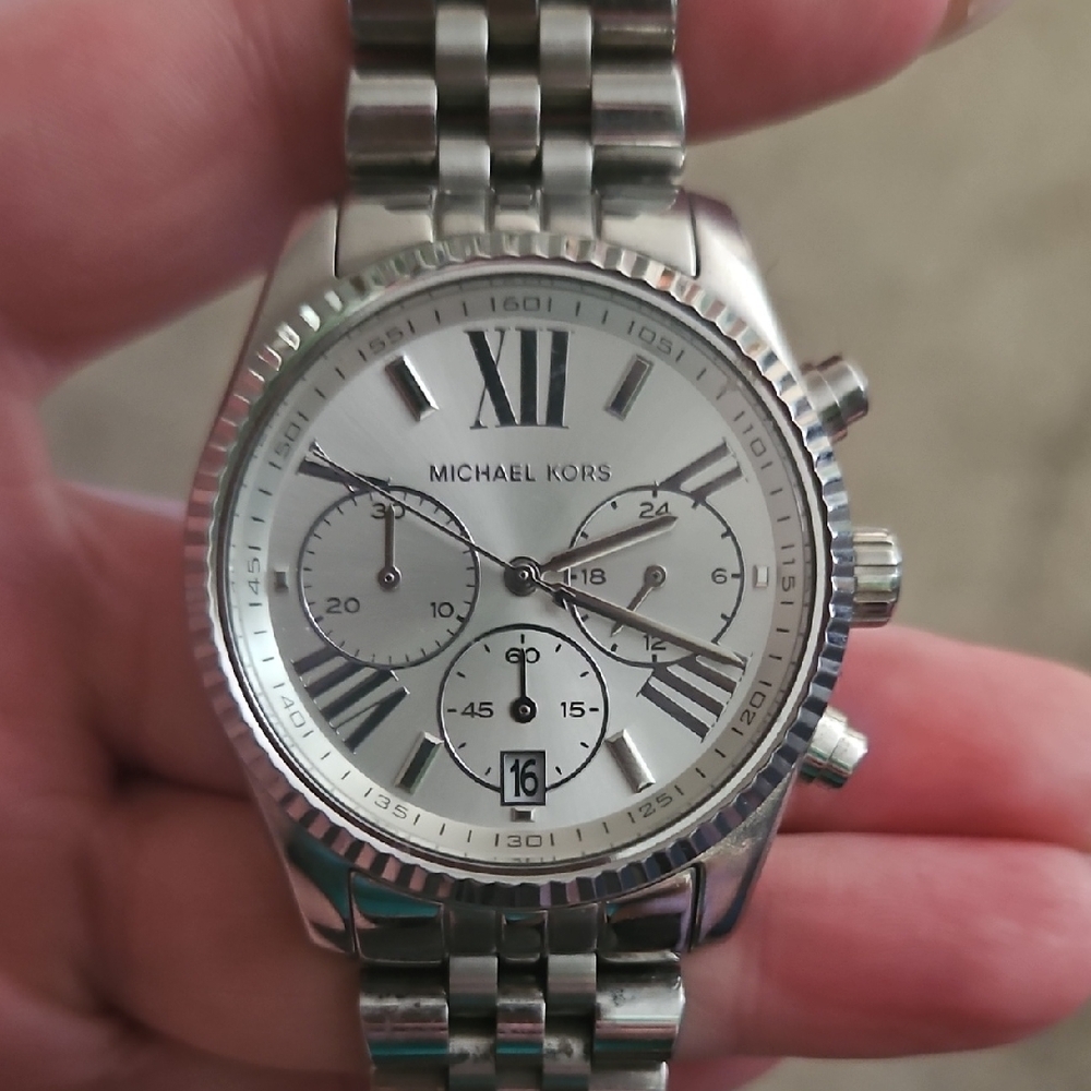 Michael Kors Silver Multifunction Watch